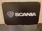 Scania Metalen Wandbord - 20x30cm, Ophalen of Verzenden