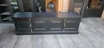 Eiken tv meubel in de style old black 200 L 60 B 50, Ophalen, 150 tot 200 cm, Eikenhout, Old black