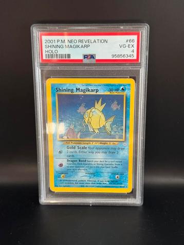 Shining Magikarp | PSA 4 | Neo Revelation beschikbaar voor biedingen