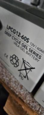 Deep Cycle Gel Accu 12V 60Ah/70Ah/73Ah/76Ah - Nieuw, Auto-onderdelen, Accu's en Toebehoren, Ophalen, Nieuw, Universele onderdelen