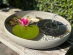 Nieuw Conpleet set solarfontein groot incl grote waterbak, Tuin en Terras, Waterpartijen en Fonteinen, Ophalen of Verzenden, Nieuw