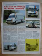 Iveco Turbodaily 1985 Brochure, Ophalen, Iveco, Zo goed als nieuw, Overige merken