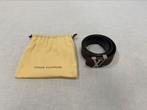 Louis Vuitton Suede Damier Belt Brown 90CM, Kleding | Heren, Riemen en Ceinturen, Bruin, Verzenden, ., Echt leder