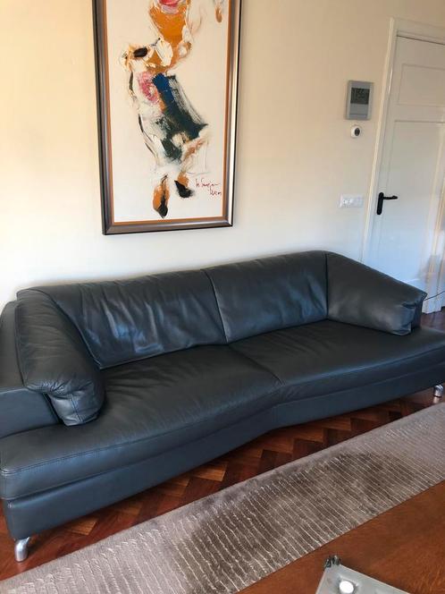 Leolux bank model Astoria antraciet, Huis en Inrichting, Banken | Sofa's en Chaises Longues, Gebruikt, Ophalen