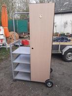 Combinatie Kledingkast, Ophalen, Gebruikt, 100 tot 150 cm, Metaal