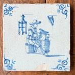 Antieke tegel met koperslager of smid 17e eeuw, Ophalen of Verzenden