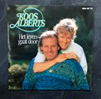 Het leven gaat door -  Koos Alberts - lp, Ophalen, Zo goed als nieuw, 12 inch, Levenslied of Smartlap