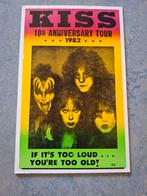 KISS 10th Anniversary Tour 1982 Poster Karton, Ophalen of Verzenden, Gebruikt, Poster, Artwork of Schilderij