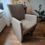 Comfortabele lederen fauteuil, Ophalen, Gebruikt, 4 tot 6 stoelen