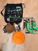 Slacktivity slackline set 25m  compleet  zo goed als nieuw, Ophalen, Zo goed als nieuw, Klimsport-accessoire