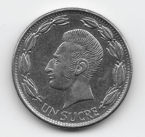 Ecuador 1 sucre 1980 KM# 78b, Postzegels en Munten, Munten | Amerika, Losse munt, Zuid-Amerika, Verzenden