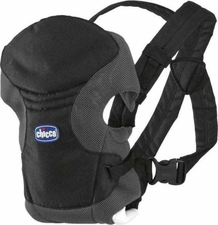 Buikdrager Chicco Go Black, Kinderen en Baby's, Babydragers en Draagdoeken, Zo goed als nieuw, Draagzak, Buik, Chicco, Ophalen