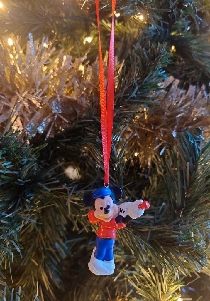 Disney Mickey Mouse kerst ornament hanger kerstbal, Verzamelen, Disney, Zo goed als nieuw, Mickey Mouse, Ophalen of Verzenden