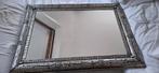 Oosterse zilveren metalen spiegel, 60x80 cm, Ophalen, Zo goed als nieuw, Minder dan 100 cm, Rechthoekig