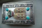prachtige joodse bijbel in zilverkleur, Antiek en Kunst, Ophalen of Verzenden