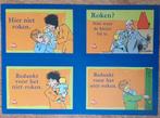 Anti rook stickers 4 stuks jan jans kinderen jan kruis, Nieuw, Ophalen of Verzenden