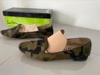 Ballerinas van Sam Edelman mt 7 leer/ legerkleurig, Overige kleuren, Sam Edelman, Gedragen, Ballerina's