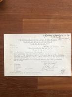 NSB 1944 Ned. Volks Dienst. Brief Prov. Leider J.J.A. Doek, Ophalen of Verzenden, Gelezen
