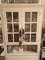 Oude Vitrine kast - buffet kast, Huis en Inrichting, Kasten | Buffetkasten, Ophalen, Gebruikt, 25 tot 50 cm