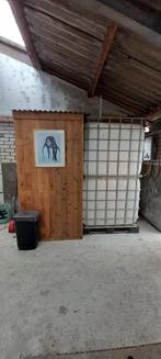 Douchecabine IBC Offgrid/ tijdelijk, Doe-het-zelf en Verbouw, Sanitair, Ophalen, Gebruikt, Douche