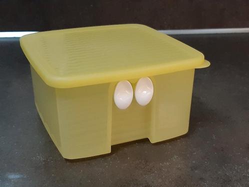 Tupperware koelkast box / fridge smart geel 1 ltr, Huis en Inrichting, Keuken | Tupperware, Geel, Ophalen of Verzenden