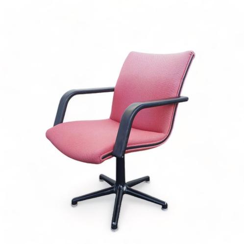 4 x Draaistoel Michigan design Geoffrey Harcourt - Artifort, Huis en Inrichting, Stoelen, Gebruikt, Vier, Kunststof, Metaal, Stof
