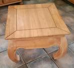 Set van 2 mooie identieke salontafels van Teak-hout., Ophalen, 50 tot 100 cm, 50 tot 100 cm, Zo goed als nieuw