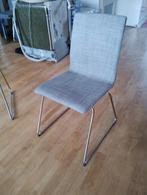 6 eetkamerstoelen (Ikea), Huis en Inrichting, Stoelen, Ophalen, Gebruikt, Grijs, Vijf, Zes of meer stoelen