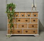 Antieke brocante ladekast vintage apothekerskast dressoir, Ophalen of Verzenden