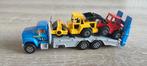 Majorette transport plateau shovel wals vintage vrachtwagen, Ophalen of Verzenden, Gebruikt, Bus of Vrachtwagen
