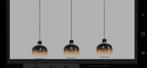EGLO oillela bruin/zwart hanglamp, Huis en Inrichting, Lampen | Hanglampen, Glas, Zo goed als nieuw, Ophalen