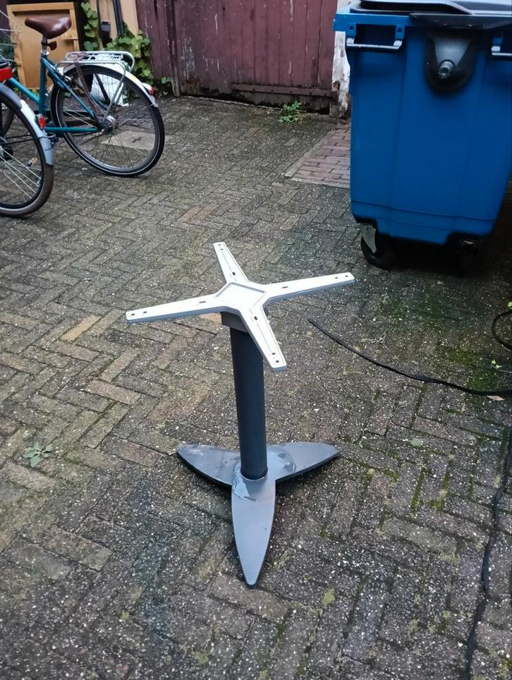 Terras tafel onderstel horeca aluminium opklapbaar, Tuin en Terras, Tuintafels, Gebruikt, Rechthoekig, Aluminium, Ophalen of Verzenden