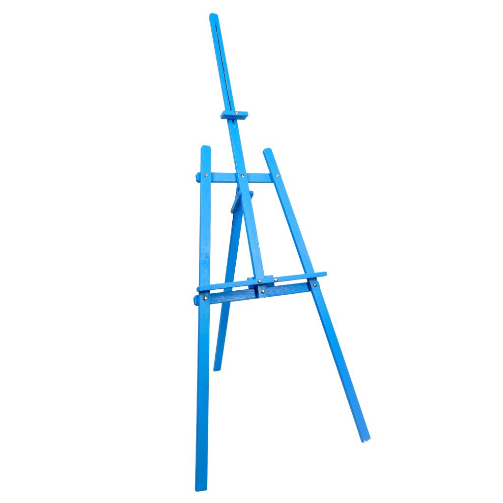 Schildersezel - Dennenhout - Blauw- Verstelbare Driepooteze, Hobby en Vrije tijd, Schilderen, Nieuw, Ezel, Ophalen of Verzenden