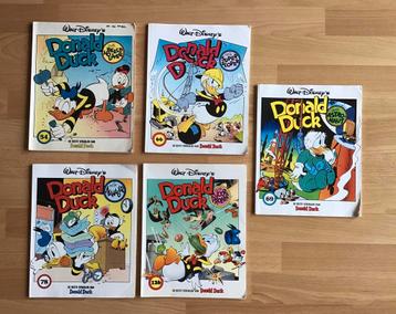5 Donald Duck als stripboeken nr 54, 66, 69, 78 en 126 beschikbaar voor biedingen