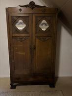 Antieke eiken kledingkast met spiegels, Ophalen
