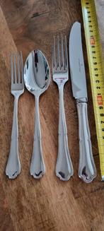 KELTUM P27 FONTAINE posthoorn 100 Verzilverd mes vork lepel, Ophalen of Verzenden