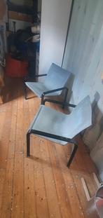 Italiaanse design stoelen, Ophalen, Gebruikt, Zwart, Leer
