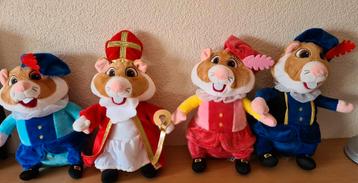 4 AH Hamsters Sint en Piet  // 1 sinterklaas + 3 Pieten beschikbaar voor biedingen