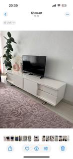 Televisiekast/meubel wit, Huis en Inrichting, Kasten | Televisiemeubels, Ophalen, Overige materialen, Gebruikt, 200 cm of meer