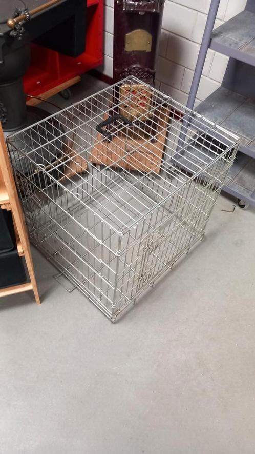 hondenbench metaal, inklapbaar, Dieren en Toebehoren, Hondenbenches, Nieuw, Ophalen