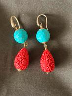 Miccy oorbellen met hoesje en certificaat, Overige materialen, Ophalen of Verzenden, Zo goed als nieuw, Met edelsteen