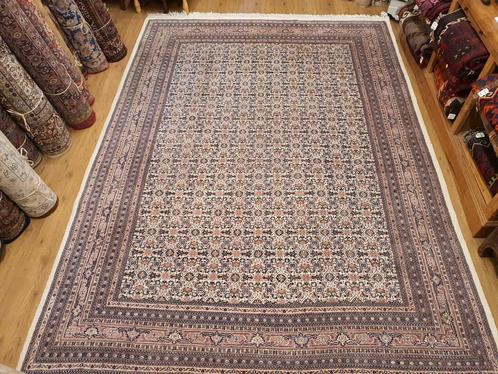Vintage handgeknoopt oosters tapijt herati 370x250, Huis en Inrichting, Stoffering | Tapijten en Kleden, Gebruikt, 200 cm of meer