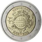 Nederland 2 euro 10 Jaar Euro UNC in munthouder, Postzegels en Munten, Munten | Nederland, Ophalen of Verzenden, Koningin Beatrix