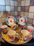 D.E. Royal Raja 7 burendag senseo mokken en 2 schotels, Ophalen of Verzenden