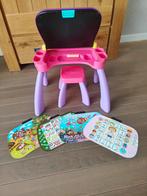 VTech Tekentafel met Stoel en Extra Bladen, Ophalen, Zo goed als nieuw, Taal en Lezen, Met licht