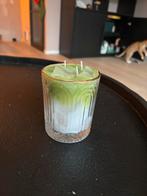 Matcha Kaars in Glas, Huis en Inrichting, Woonaccessoires | Kandelaars en Kaarsen, Overige materialen, Nieuw, Ophalen of Verzenden