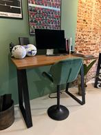 Houten statafel / sta bureau (140 x 80 x 110), Huis en Inrichting, Bureaus, Ophalen, Zo goed als nieuw