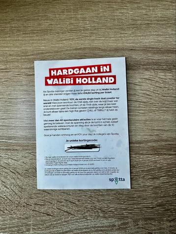 Walibi Ticket Kortingscode 58 euro beschikbaar voor biedingen