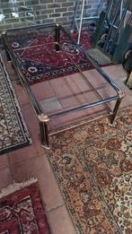 Mooie salontafel van glas prijs € 50.00, 100 tot 150 cm, Minder dan 50 cm, Rechthoekig, 50 tot 100 cm