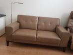 Exclusieve leren sofa ontworpen door Sheila de Vries, Ophalen, 150 tot 200 cm, Tweepersoons, Zo goed als nieuw